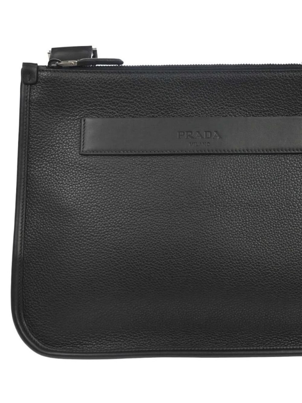 Prada Black Leather Shoulder Bag 56